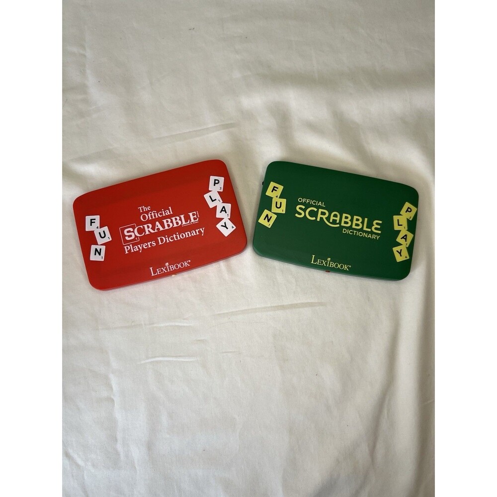 Electronic Lexibook Scrabble Dictionary Handheld 2x, Working, Read Below